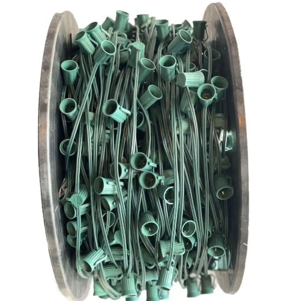 Decorator's Warehouse C7 Socket Cord - 500' 12" Spacing > Outdoor Lighting|Accessories