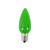 Decorator's Warehouse C9 Wonderful LED SMD Bulb (25 bulbs/bag) - Frosted, Green > Vintage Christmas Lights|C9 Bulbs
