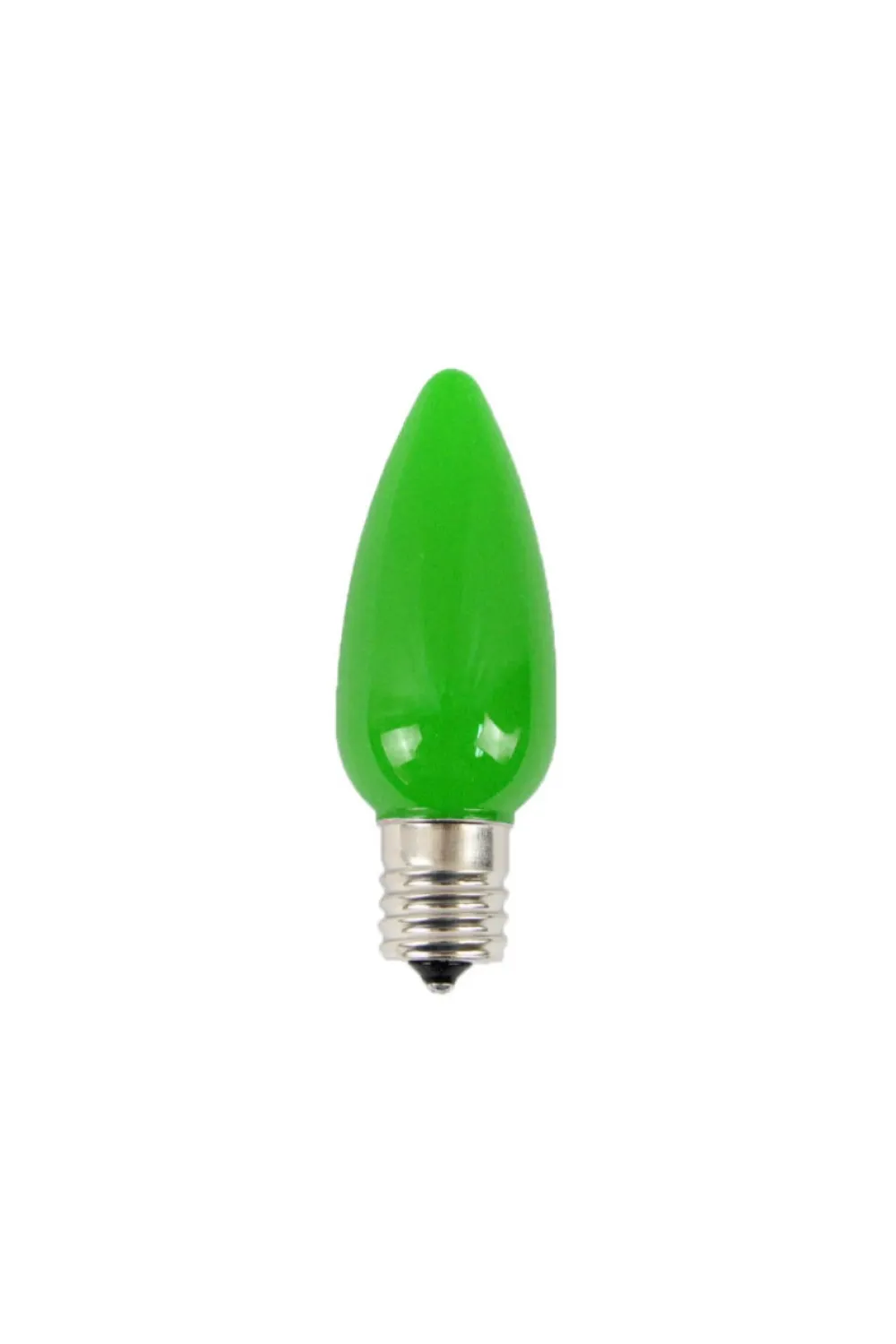 Decorator's Warehouse C9 Wonderful LED SMD Bulb (25 bulbs/bag) - Frosted, Green > Vintage Christmas Lights|C9 Bulbs