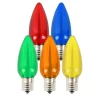 Decorator's Warehouse C9 Wonderful LED SMD Bulb (25 bulbs/bag) - Smooth, Multi > C9 Bulbs|Christmas Decor