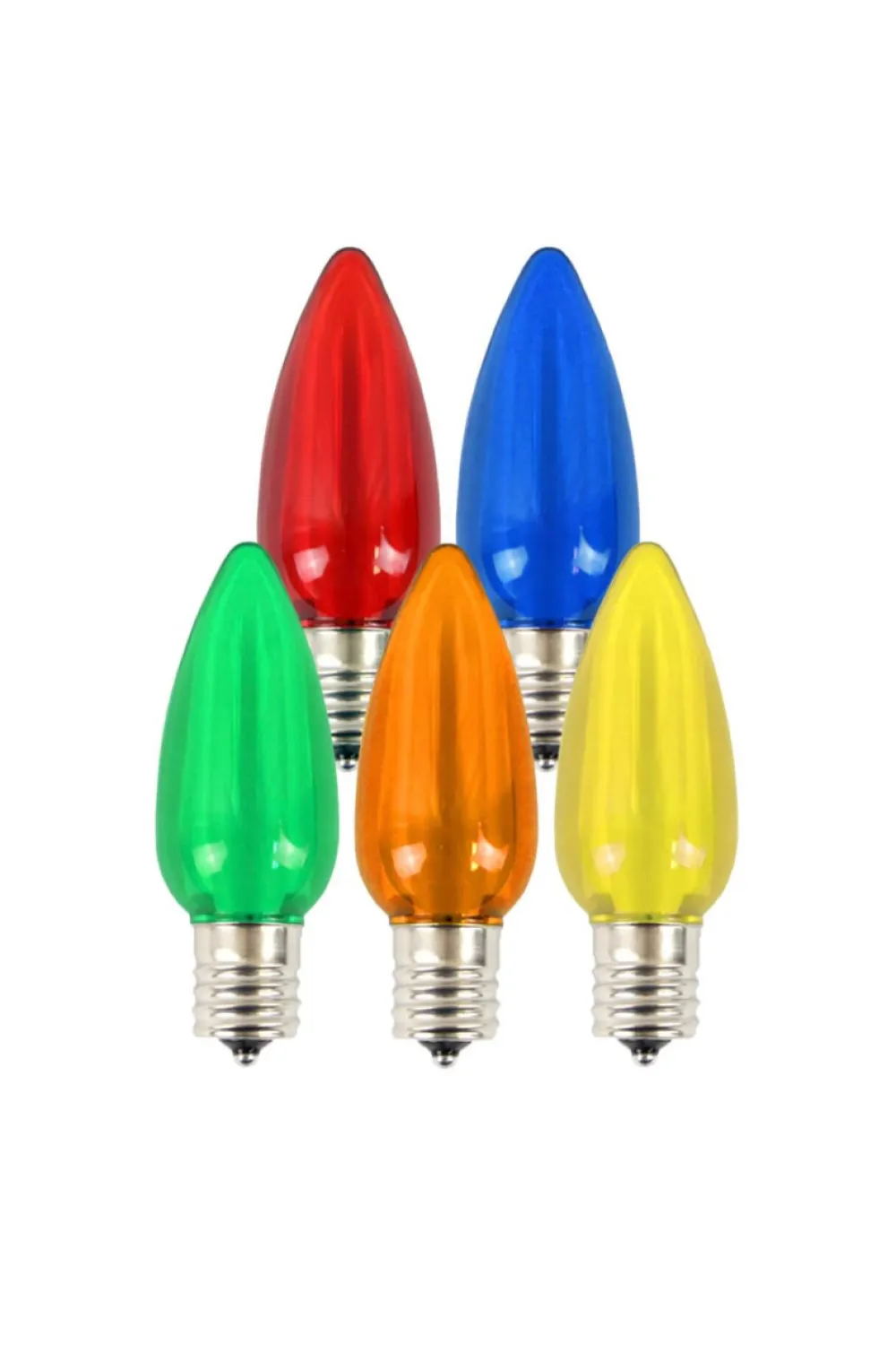 Decorator's Warehouse C9 Wonderful LED SMD Bulb (25 bulbs/bag) - Smooth, Multi > C9 Bulbs|Christmas Decor