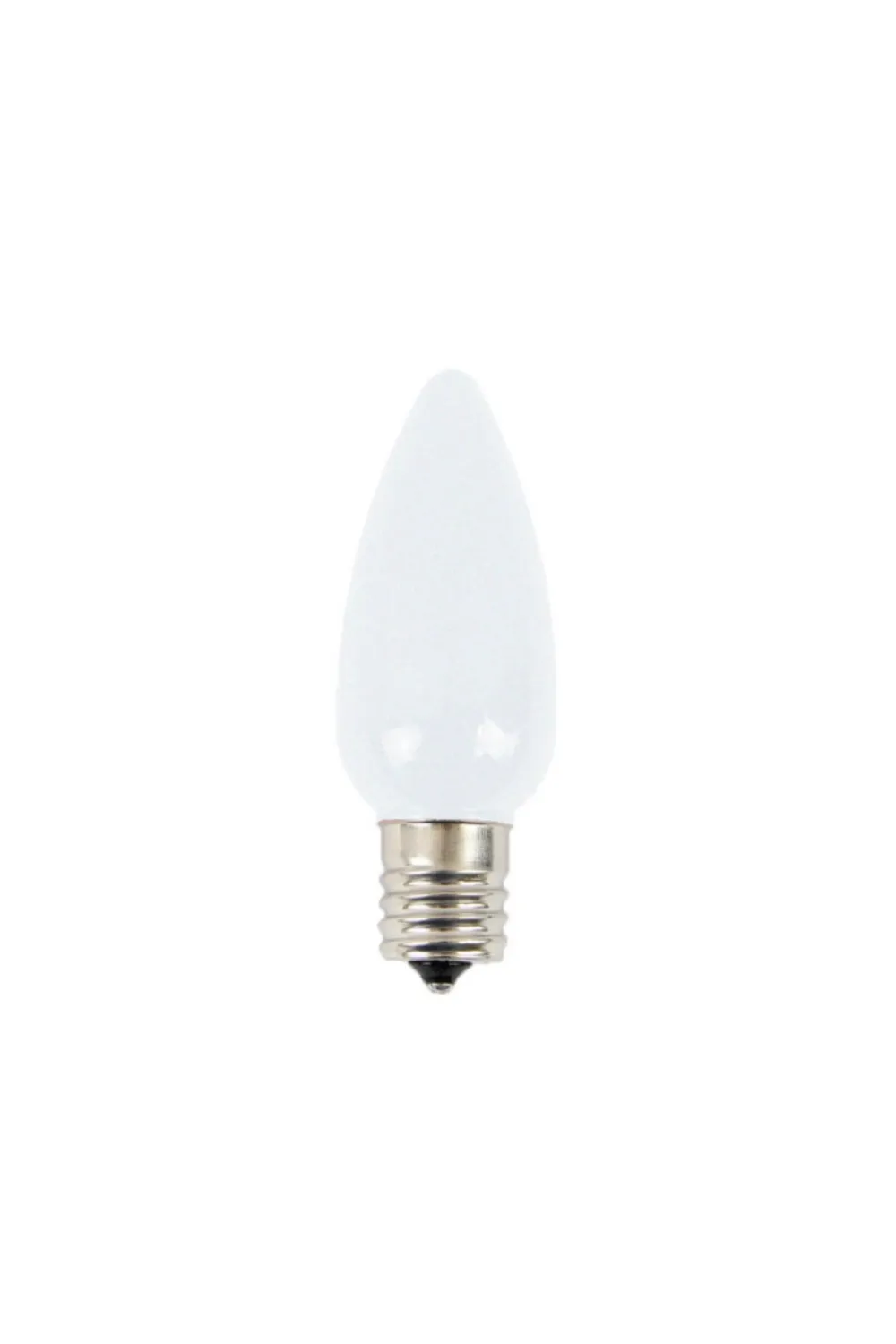 Decorator's Warehouse C9 Wonderful LED SMD Bulb (25 bulbs/bag) - Frosted, Pure White > Vintage Christmas Lights|C9 Bulbs
