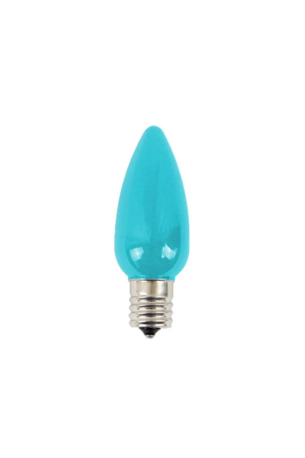 Decorator's Warehouse C9 Wonderful LED SMD Bulb (25 bulbs/bag) - Frosted, Teal > C9 Bulbs|Christmas Decor