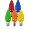 Decorator's Warehouse C9 Wonderful LED SMD Bulb (25 bulbs/bag) - Frosted, Multi > C9 Bulbs|Christmas Decor
