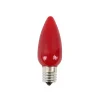 Decorator's Warehouse C9 Wonderful LED SMD Bulb (25 bulbs/bag) - Frosted, Red > Vintage Christmas Lights|C9 Bulbs