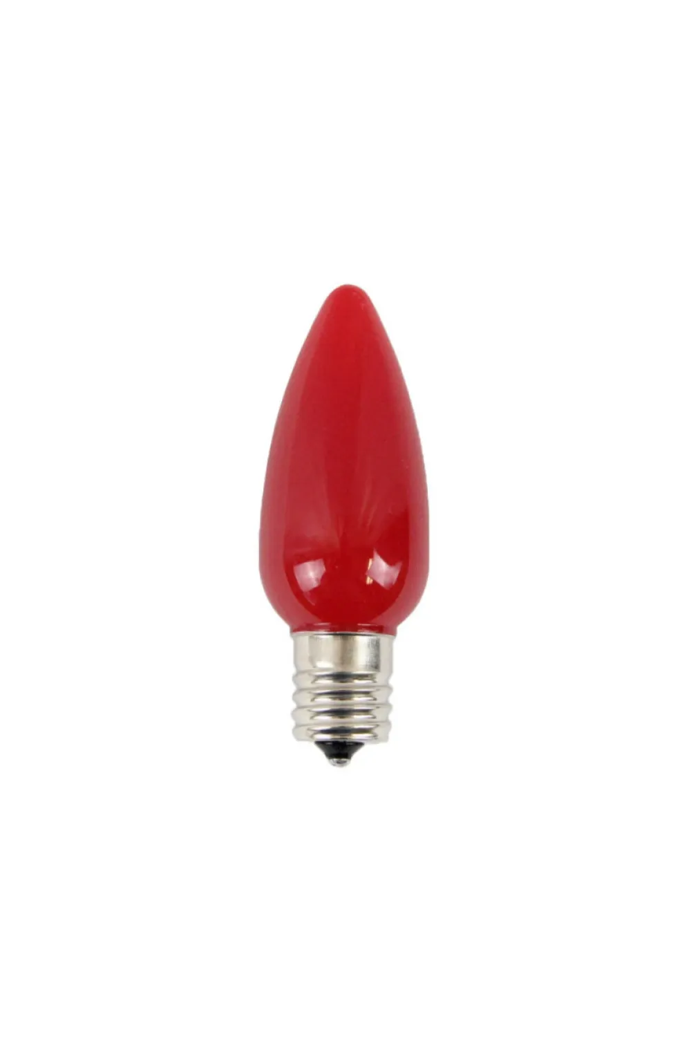 Decorator's Warehouse C9 Wonderful LED SMD Bulb (25 bulbs/bag) - Frosted, Red > Vintage Christmas Lights|C9 Bulbs