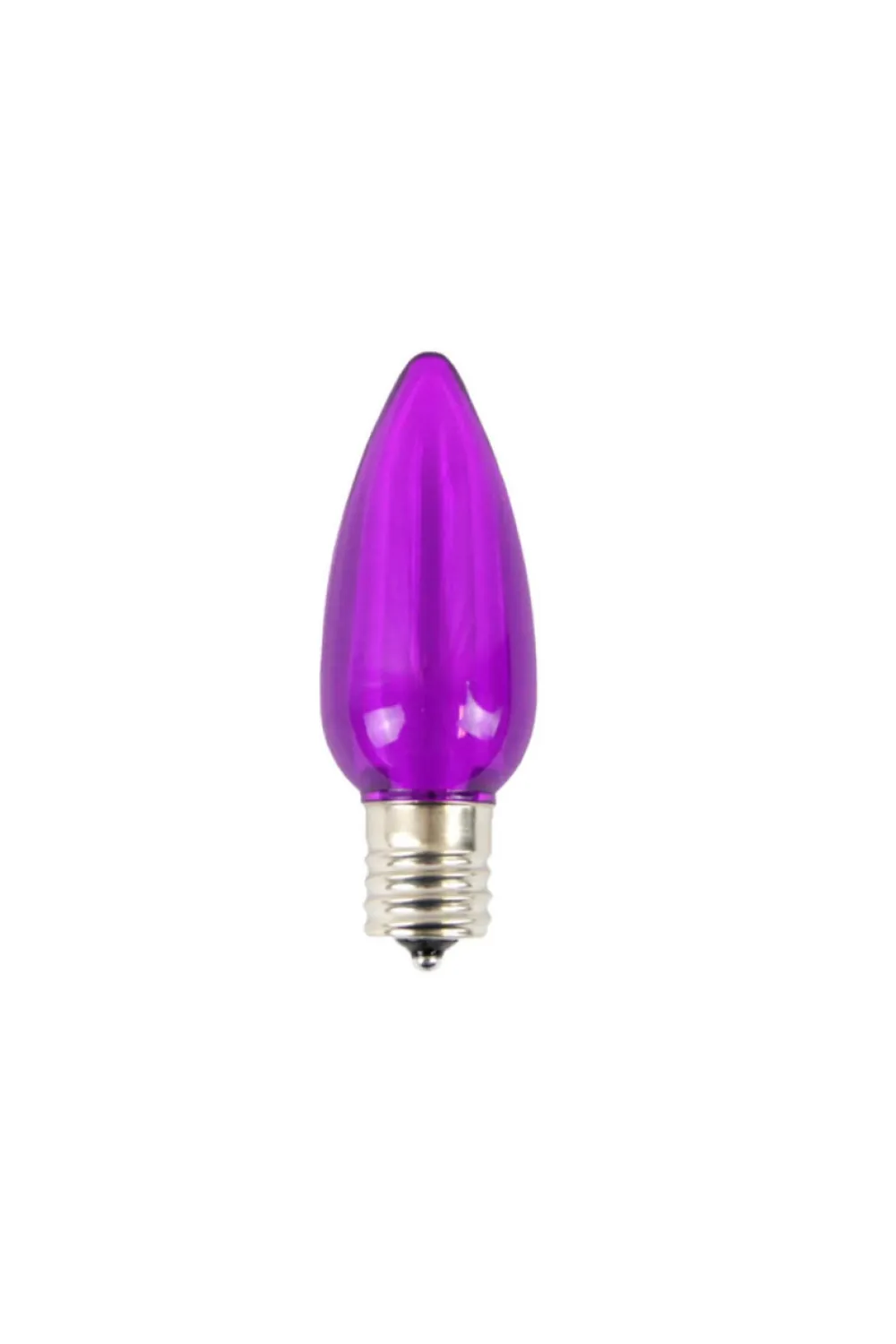 Decorator's Warehouse C9 Wonderful LED SMD Bulb (25 bulbs/bag) - Smooth, Purple > C9 Bulbs|Christmas Decor