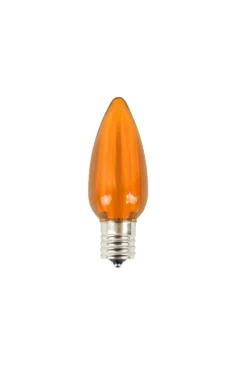 Decorator's Warehouse C9 Wonderful LED SMD Bulb (25 bulbs/bag) - Smooth, Orange > C9 Bulbs|Christmas Decor
