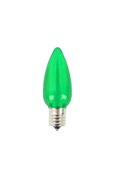 Decorator's Warehouse C9 Wonderful LED SMD Bulb (25 bulbs/bag) - Smooth, Green > C9 Bulbs|Christmas Decor