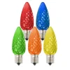 Decorator's Warehouse C9 Wonderful LED SMD Bulb (25 bulbs/bag) - Faceted, Multi > C9 Bulbs|Christmas Decor