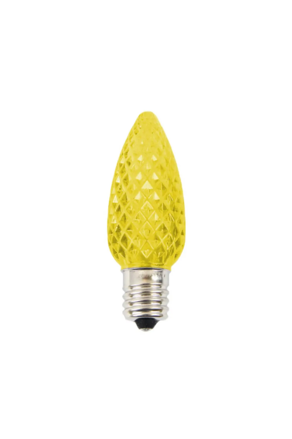 Decorator's Warehouse C9 Wonderful LED SMD Bulb (25 bulbs/bag) - Faceted, Yellow > C9 Bulbs|Christmas Decor