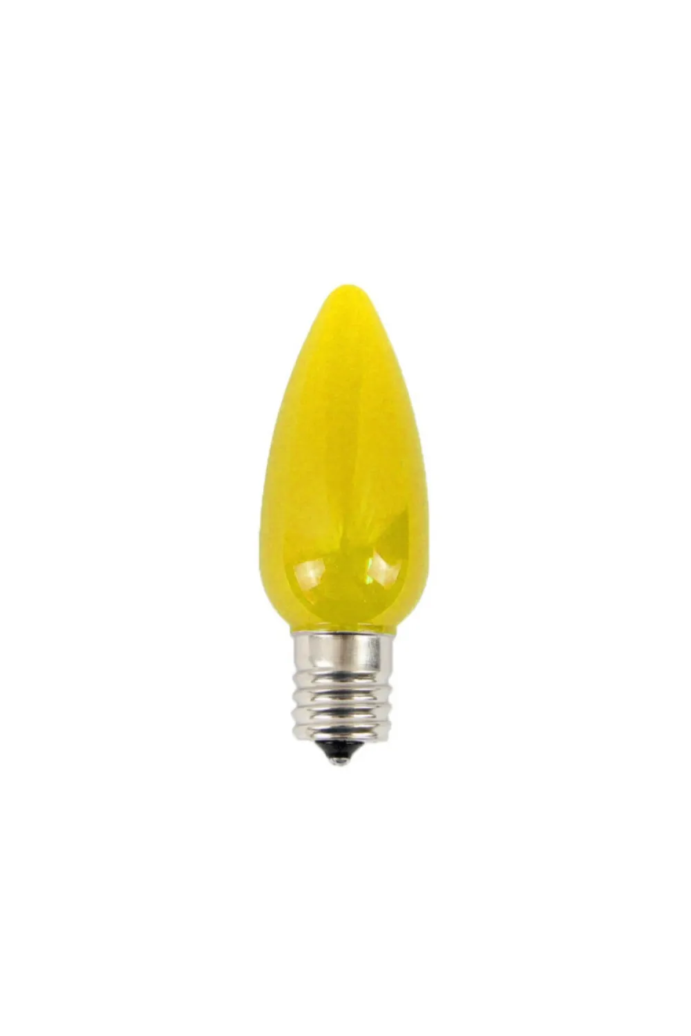 Decorator's Warehouse C9 Wonderful LED SMD Bulb (25 bulbs/bag) - Frosted, Yellow > C9 Bulbs|Christmas Decor