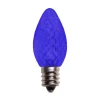 Decorator's Warehouse C7 Wonderful LED SMD Bulbs (25 bulbs/bag) - Faceted, Blue > Outdoor Lighting|C7 Bulbs