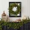 Decorator's Warehouse 9' Dandan Green Plug-In Garland with Warm White LED Lights > Christmas Decor|Outdoor Lighting