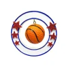 Decorator's Warehouse 3" 3D Basketball Customizable Ornament > Christmas Ornaments|Christmas Decor