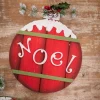 Decorator's Warehouse 10” Deco Joy/Noel Ornament > Christmas Decor