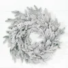 Decorator's Warehouse 24" Deluxe Flocked Wreath > Christmas Decor|All Wreaths