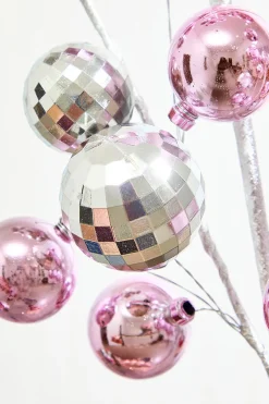 Decorator's Warehouse 30" Disco Ball Spray > Santa'S Sweet Shoppe|Christmas Sprays