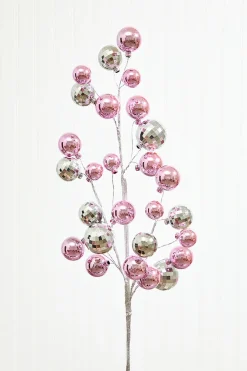 Decorator's Warehouse 30" Disco Ball Spray > Santa'S Sweet Shoppe|Christmas Sprays