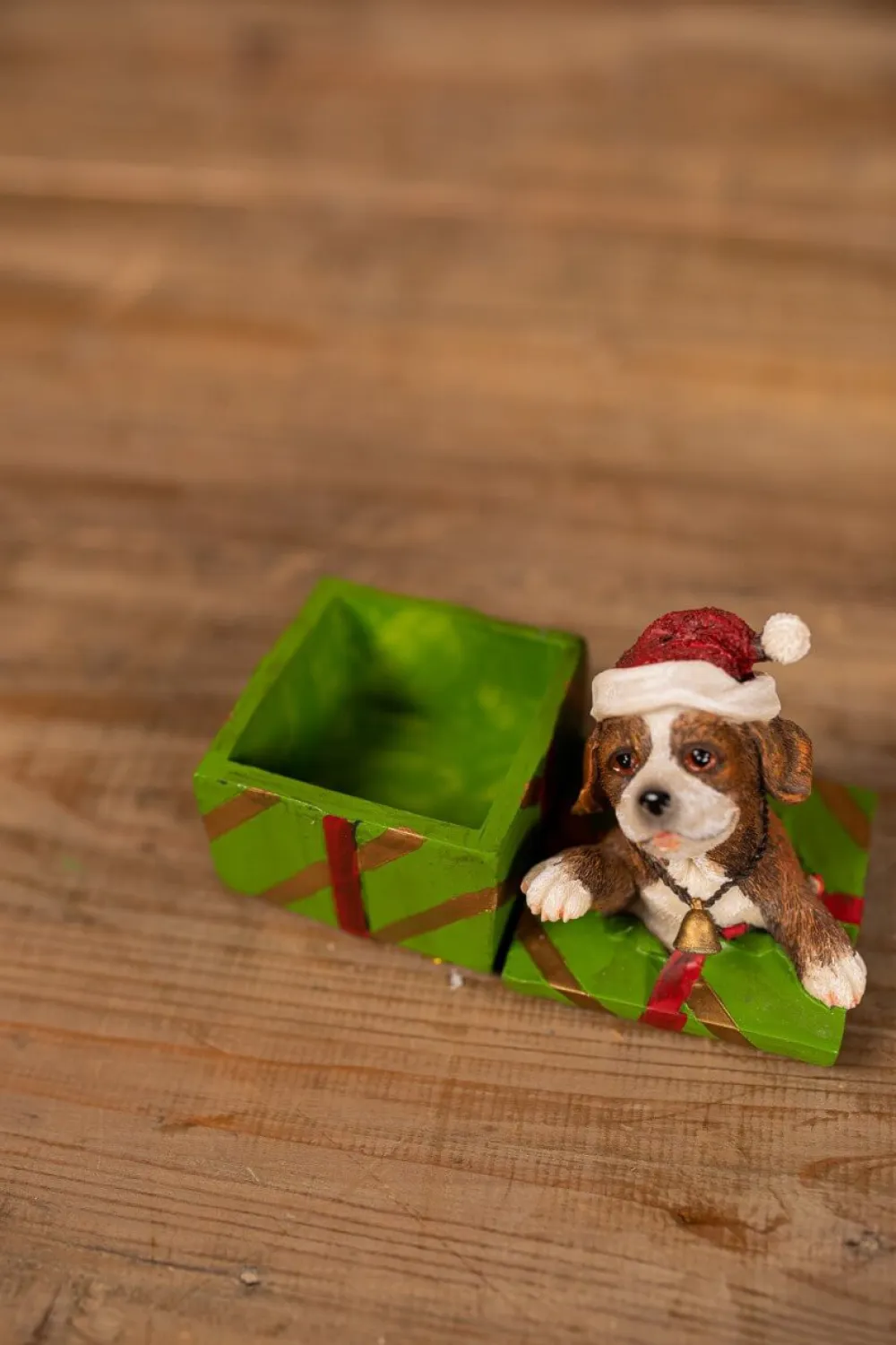 Decorator's Warehouse Dog Gift Box Holiday Accent > Sale|Christmas Accents