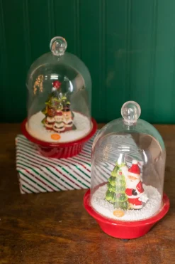 Decorator's Warehouse 9” Dol Light Up / Music Snow Cloche > Sale|Christmas Accents