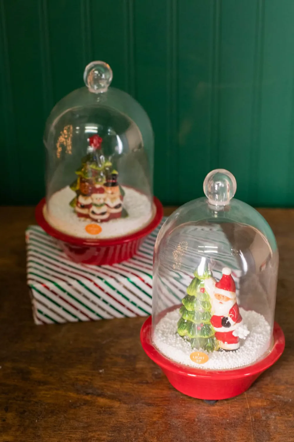 Decorator's Warehouse 9” Dol Light Up / Music Snow Cloche > Sale|Christmas Accents