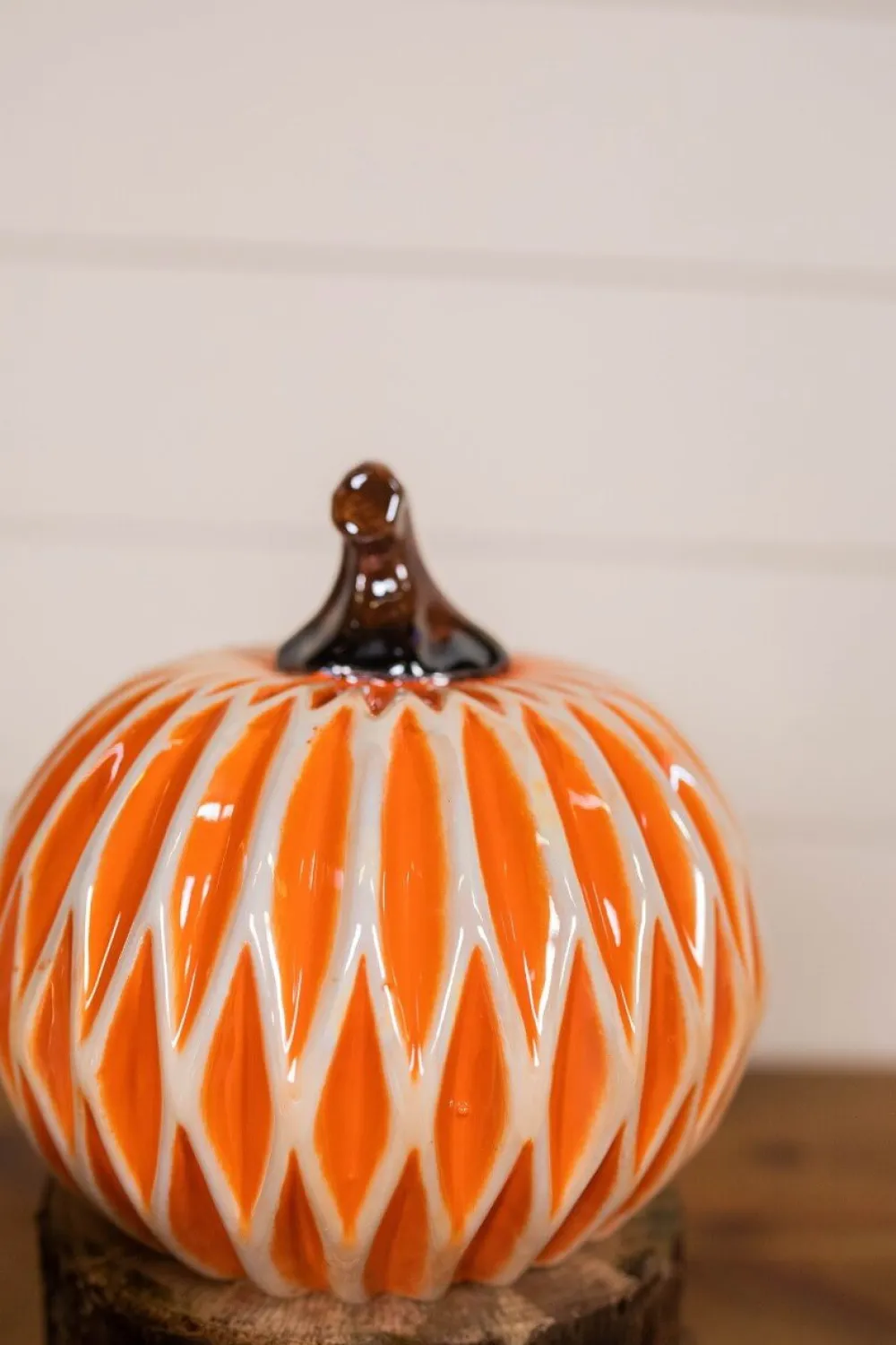 Decorator's Warehouse 6” Dolomite Harvest Pumpkin Decor > Fall Decor|Fall Decor