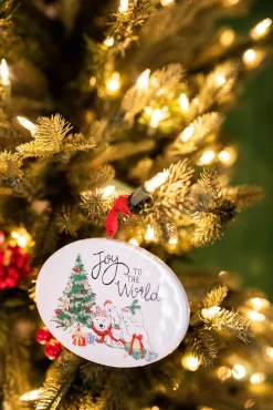 Decorator's Warehouse 4.7” Dolomite Holiday Truck & Polar Bear Ornament > Christmas Ornaments|Christmas Ornaments