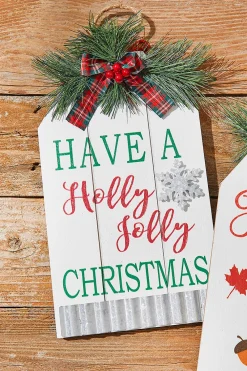 Decorator's Warehouse 13.7” Double-Sided Christmas/Fall Wall Decor > Fall Decor|Fall Decor
