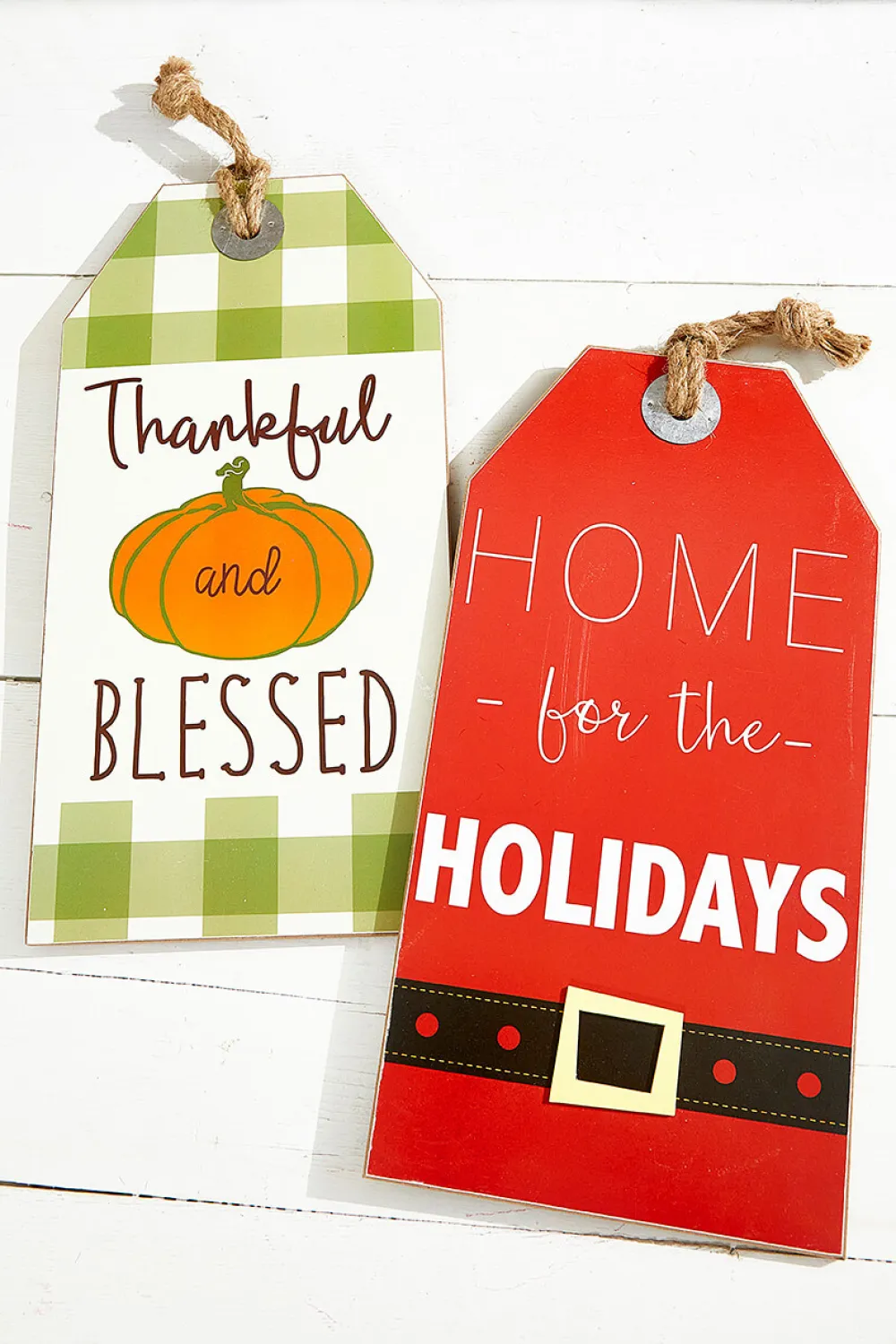 Decorator's Warehouse 15.75” Double Sided Holiday Wall Decor > Fall Decor|Christmas Sale