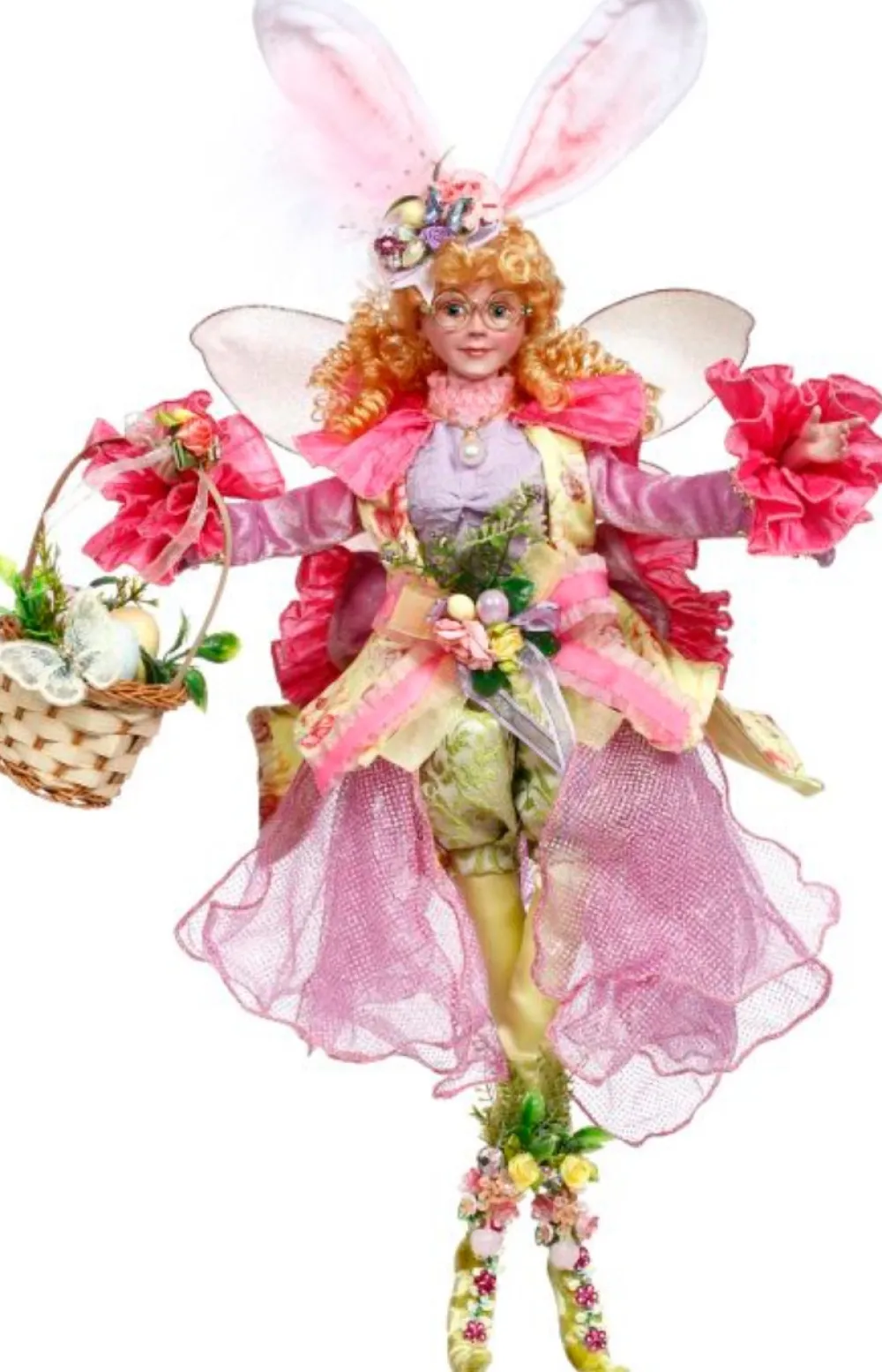 Decorator's Warehouse 20.5" Easter Basket Fairy - Mark Roberts > Mark Roberts Easter|Mark Roberts Spring