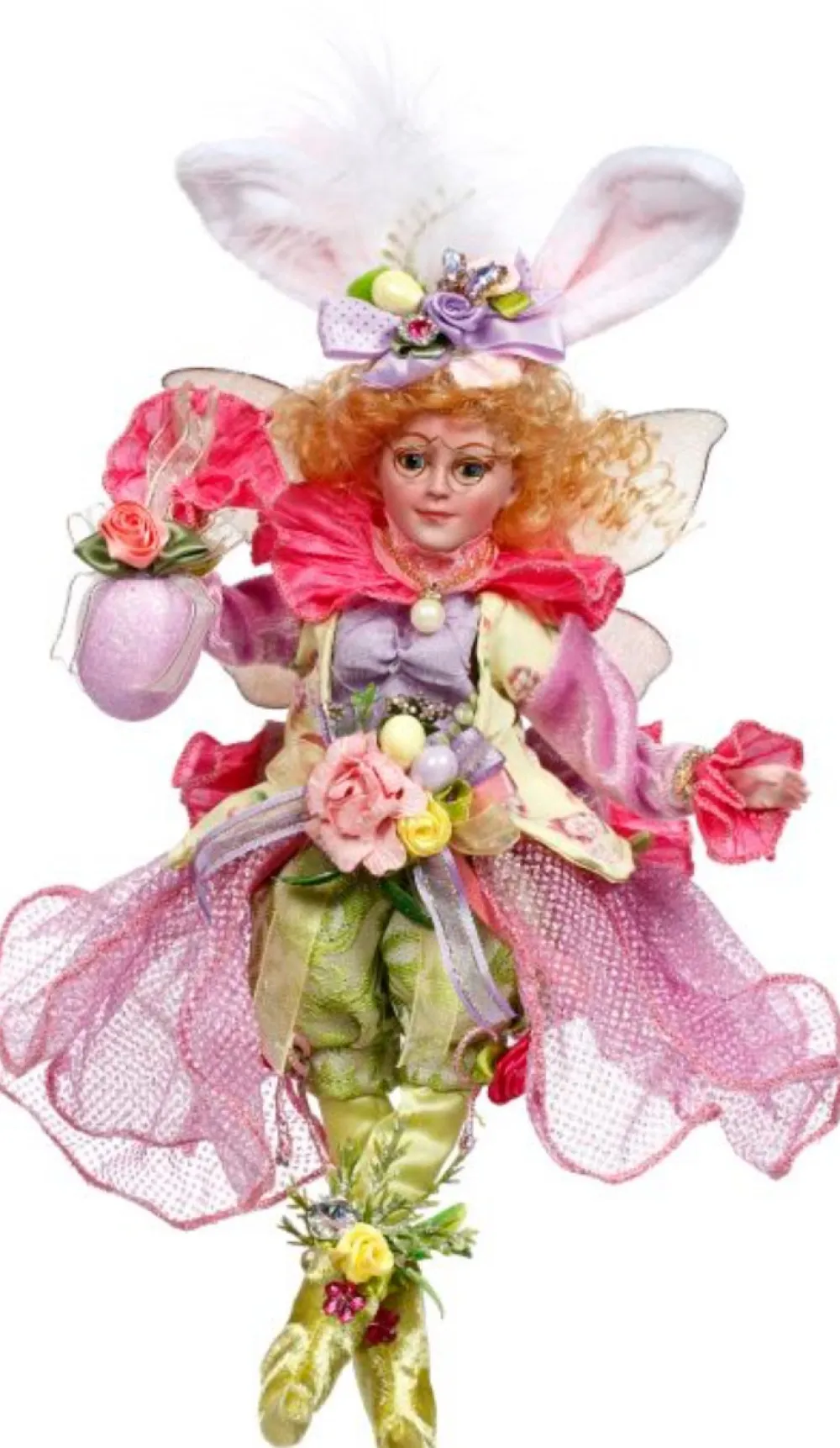 Decorator's Warehouse 10.5" Easter Basket Fairy - Mark Roberts > Mark Roberts Easter|Mark Roberts Spring