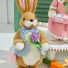 Decorator's Warehouse 14.25" Easter Bunnies With Eggs > Easter Decor|Easter Decor