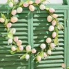 Decorator's Warehouse 14" Egg & Leaf Wreath - Large > Easter Decor|Easter Decor