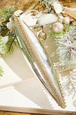 Decorator's Warehouse Elegant Glass Drop Ornament - 3 Assorted > Christmas Decor|Natural Elegance