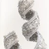 Decorator's Warehouse 29" Embroidered Edge Curl Spray > Christmas Decor|Christmas Sprays