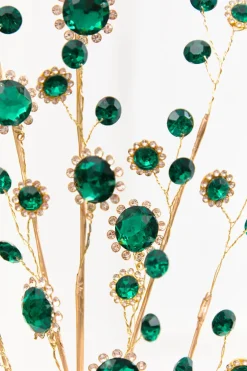 Decorator's Warehouse 27.5" Emerald Jewel Spray > Christmas Sprays|Christmas Decor