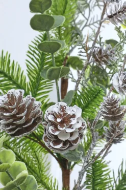 Decorator's Warehouse 32” Eucalyptus Cone Cedar Spray > Winter Woodland|Kristin'S Picks