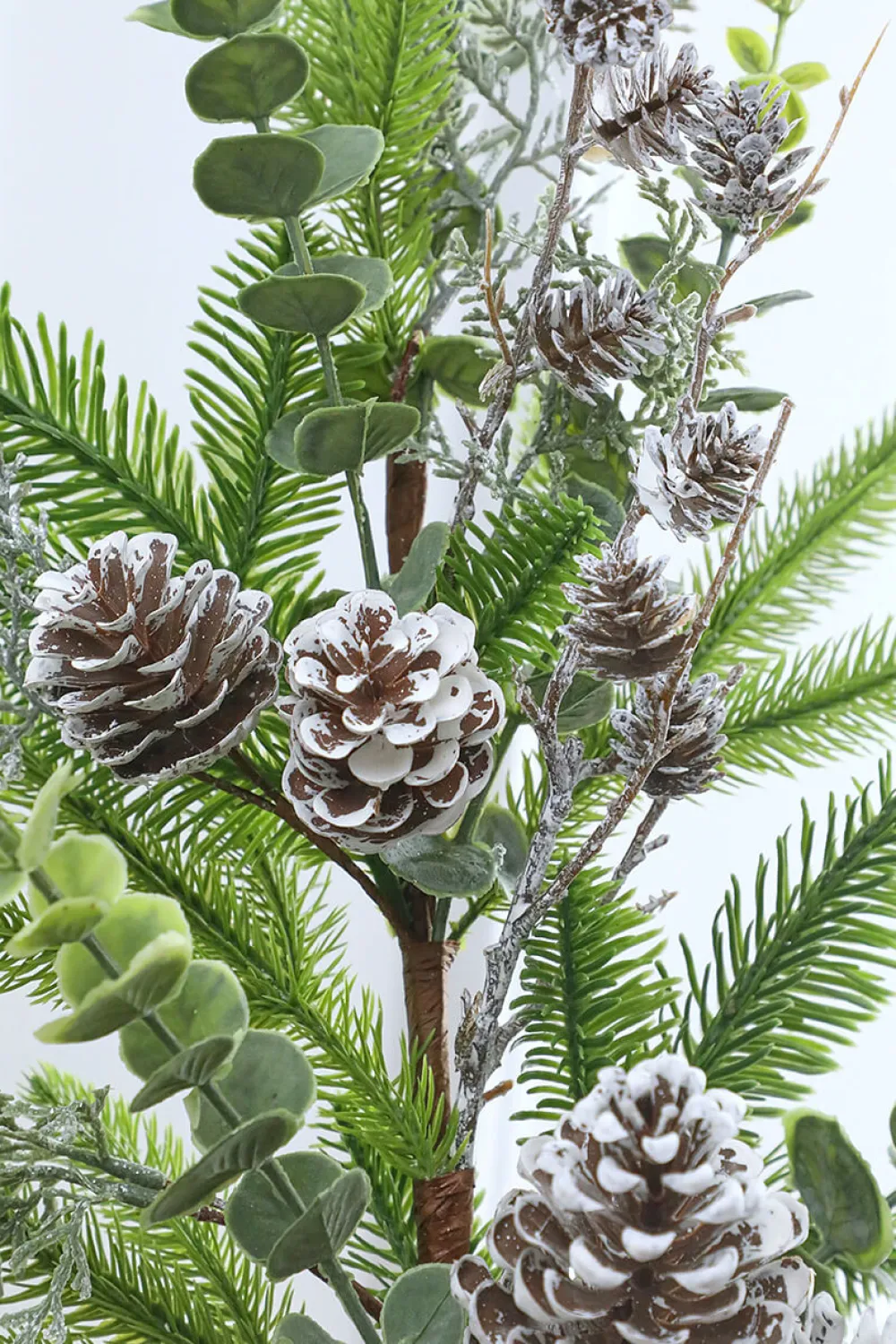 Decorator's Warehouse 32” Eucalyptus Cone Cedar Spray > Winter Woodland|Kristin'S Picks