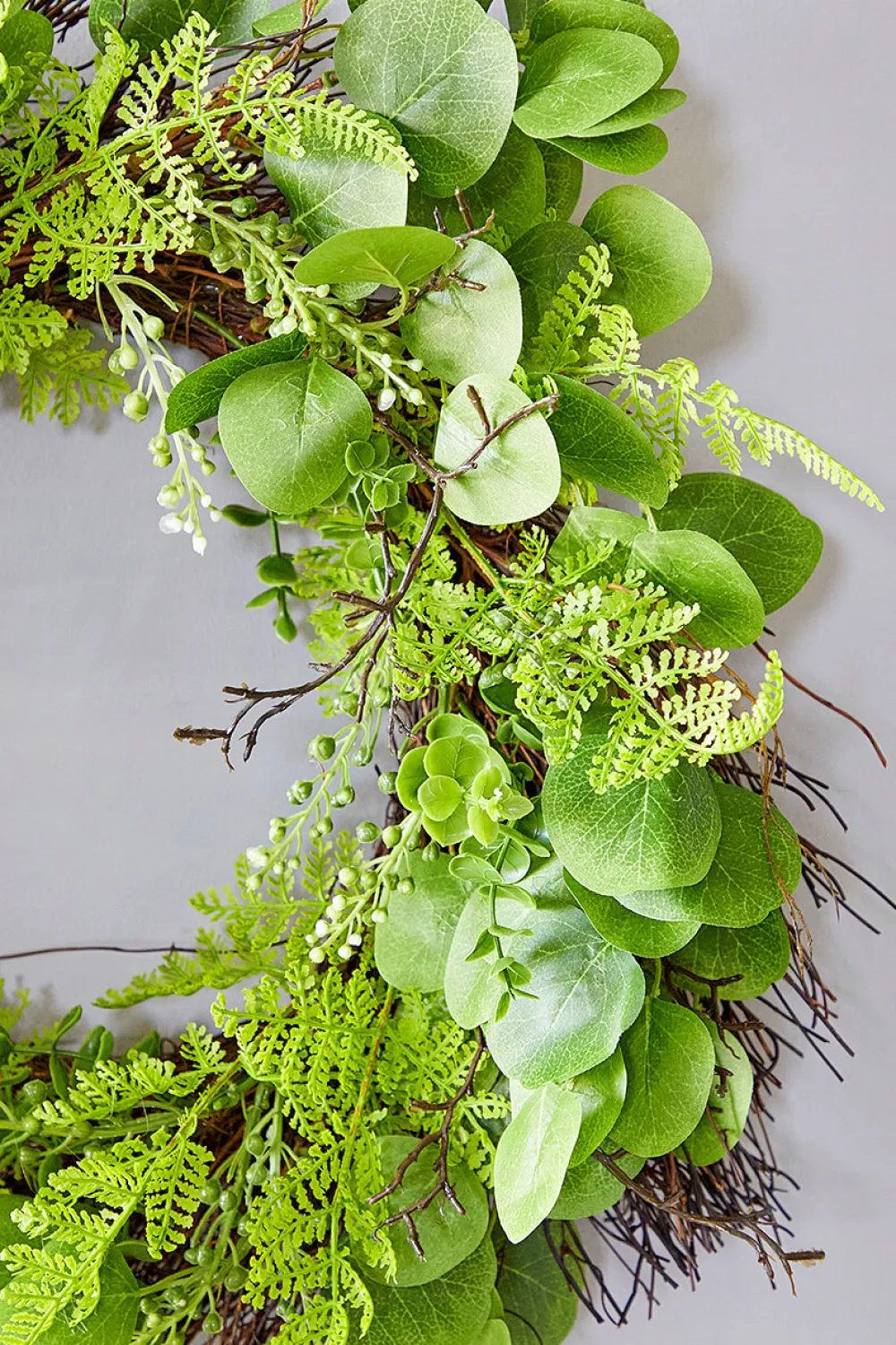 Decorator's Warehouse 22" Eucalyptus Fern Wreath > Christmas Decor|All Wreaths