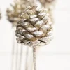 Decorator's Warehouse 21" Euro Cone Pick - Champagne > Nutcracker|Christmas Sprays