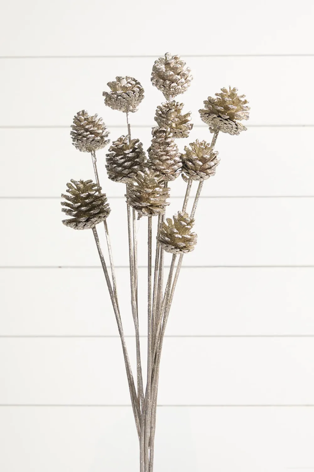 Decorator's Warehouse 21" Euro Cone Pick - Champagne > Nutcracker|Christmas Sprays
