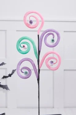 Decorator's Warehouse 28” Eyeballs Spiral Curly Spray > Halloween|Halloween