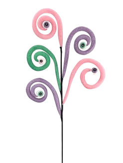 Decorator's Warehouse 28” Eyeballs Spiral Curly Spray > Halloween|Halloween