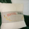 Decorator's Warehouse Fabric “Grateful, Thankful, Blessed" Pillow Wrap (16"L x 6"H) > Fall Decor|Sale