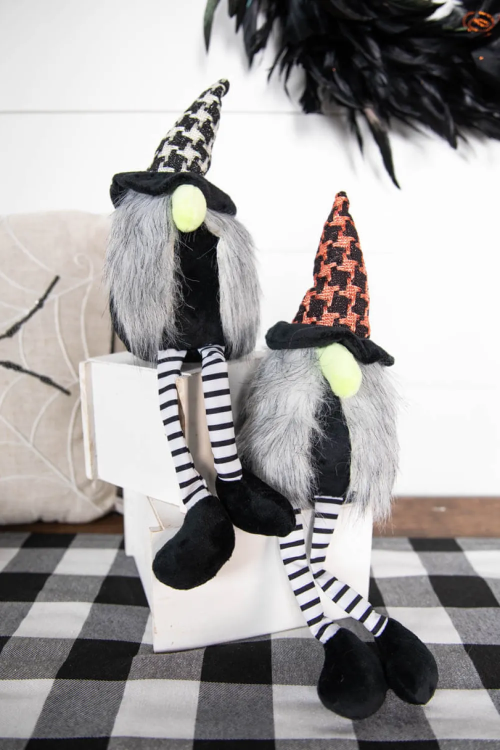 Decorator's Warehouse 18” Fabric Halloween Witch Shelf Sitter > Halloween|Halloween