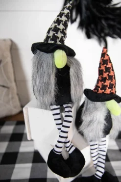 Decorator's Warehouse 18” Fabric Halloween Witch Shelf Sitter > Halloween|Halloween
