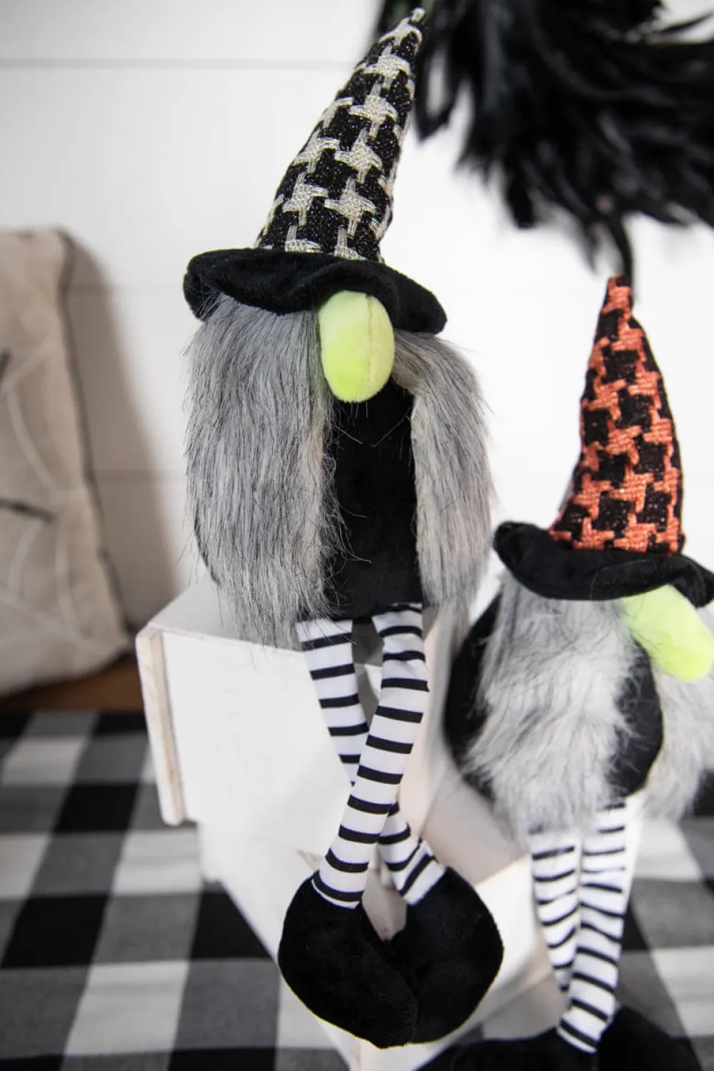 Decorator's Warehouse 18” Fabric Halloween Witch Shelf Sitter > Halloween|Halloween