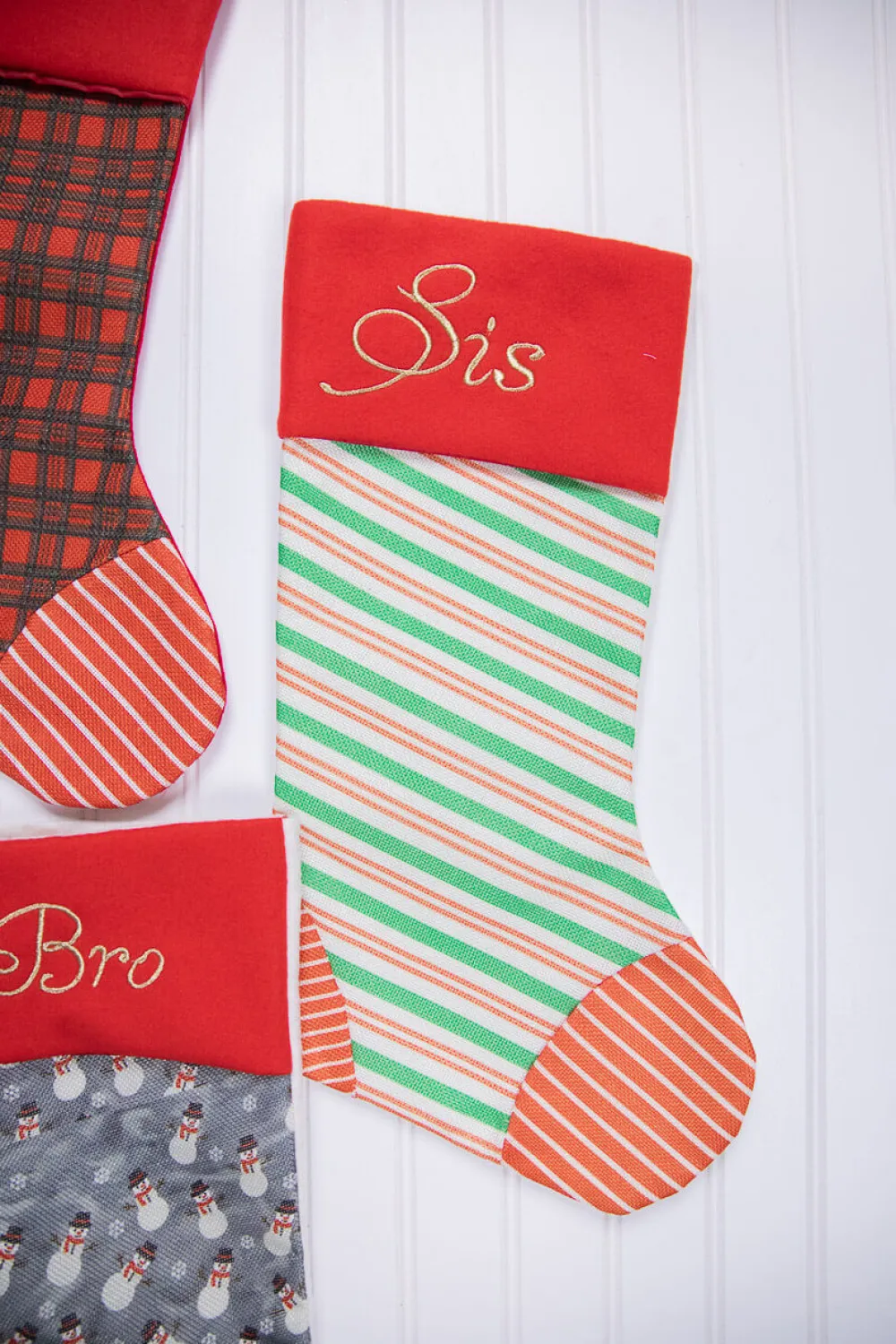 Decorator's Warehouse 20” Fabric Holiday Stocking > Christmas Sale|Christmas Decor