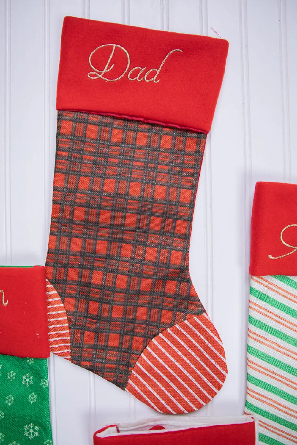 Decorator's Warehouse 20” Fabric Holiday Stocking > Christmas Sale|Christmas Decor